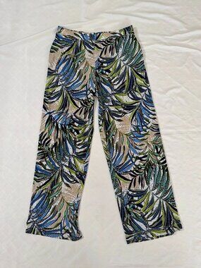 N Touch Tropical Print Pants - Small